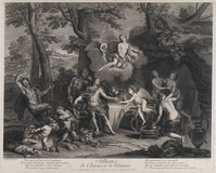 KG 11231
<br/>
Vrede tussen Bacchus en Venus
<br/>
<em>Audran, Jean (1667 - 1756)</em>